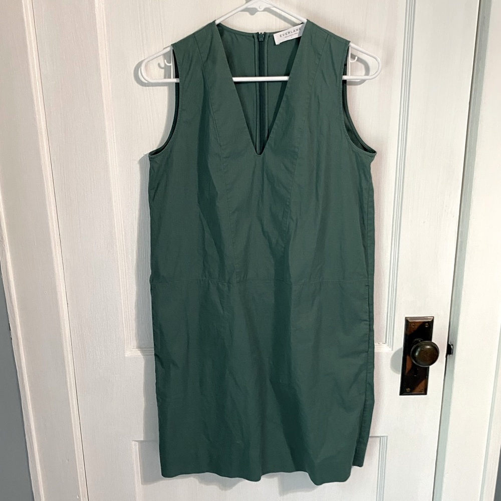 Teal Everlane sleeveless dress